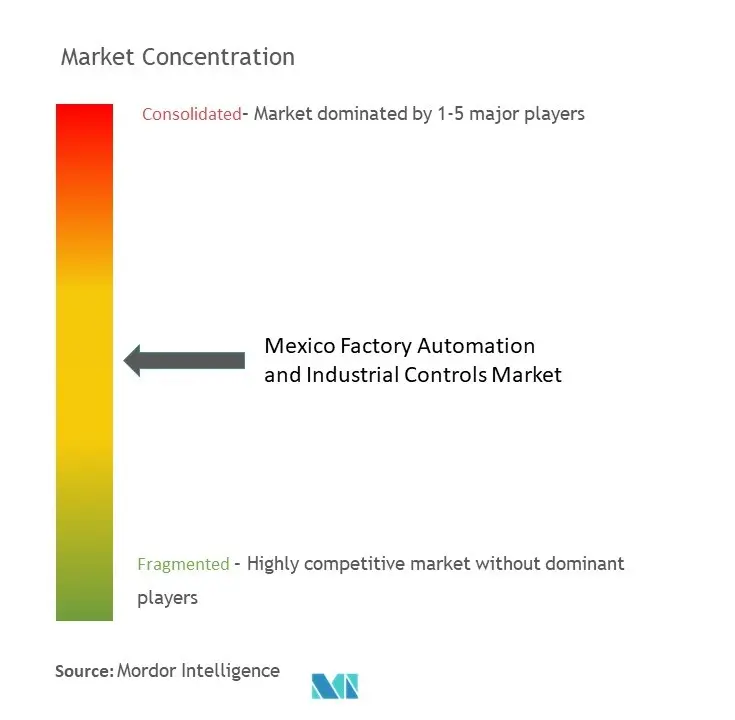 Mexico Factory Automation and ICS Market Concentration