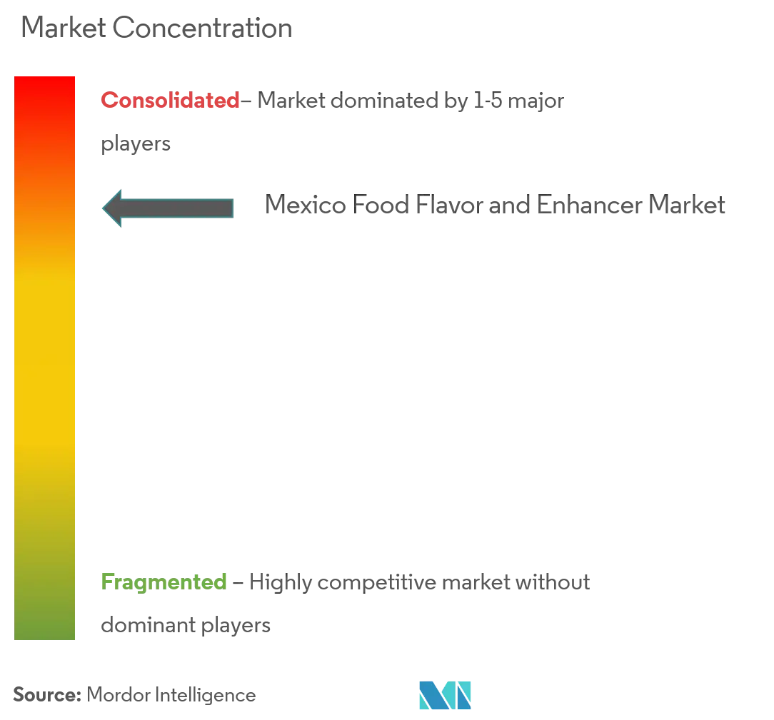 Mexico Food Flavor and Enhancer Market Concentration