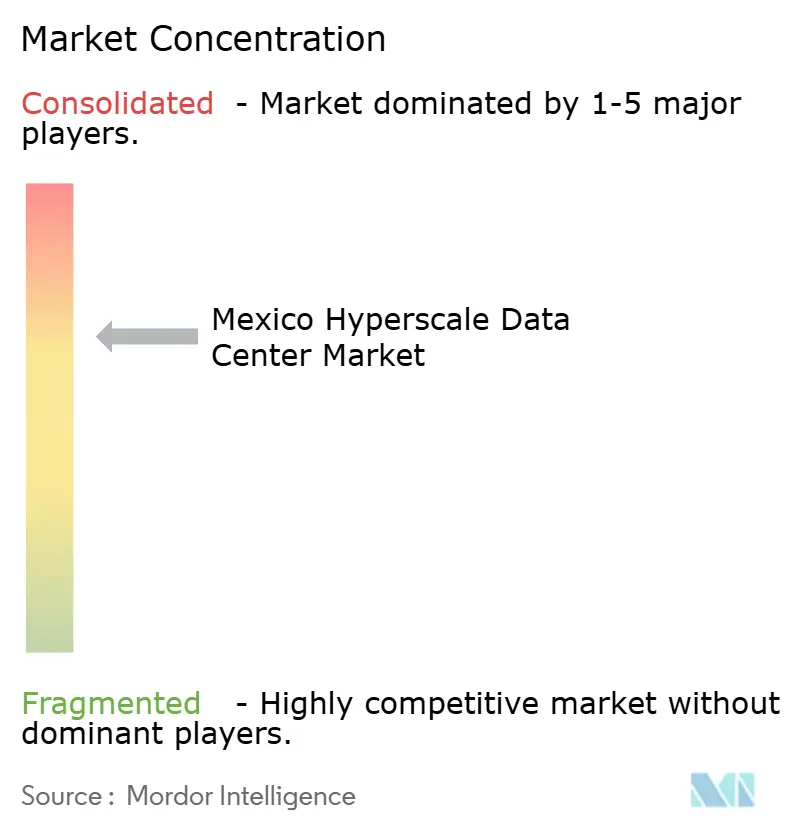 Mexico Hyperscale Data Center Market Concentration