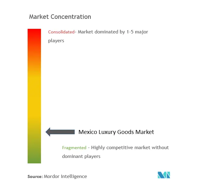 Mexico Luxury Goods Market Concentration