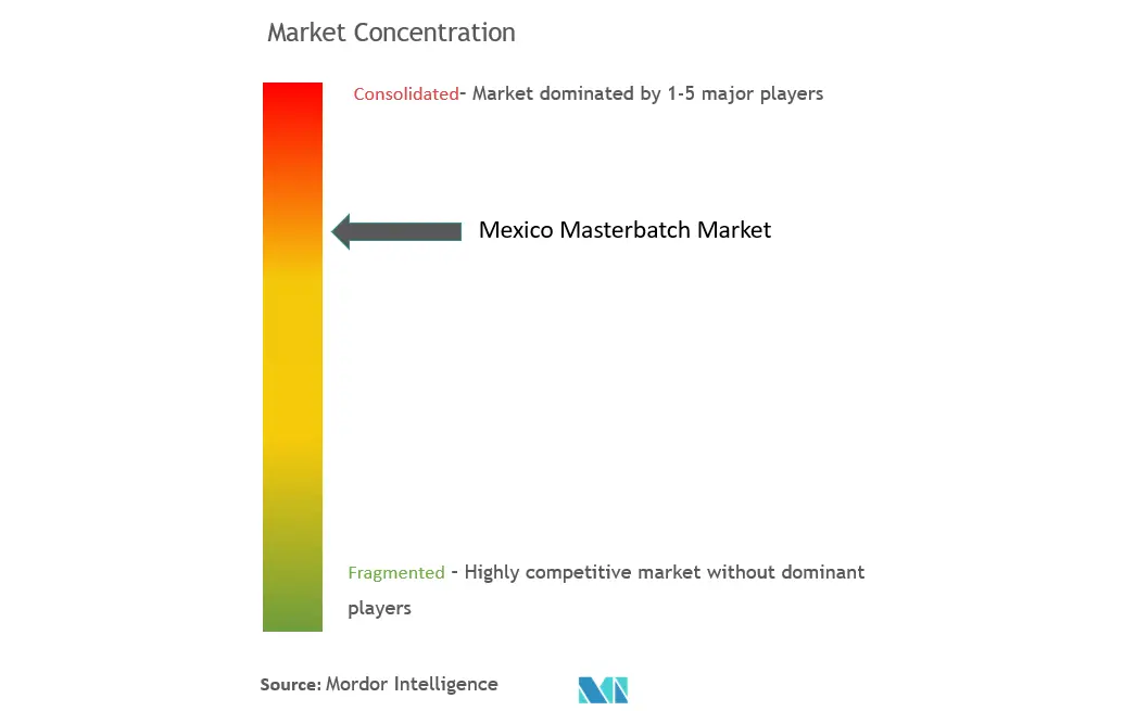 Mexico Masterbatch Market Concentration