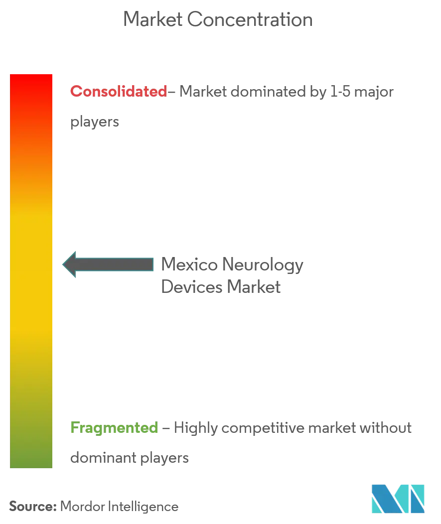 Mexico Neurology Devices Market Concentration