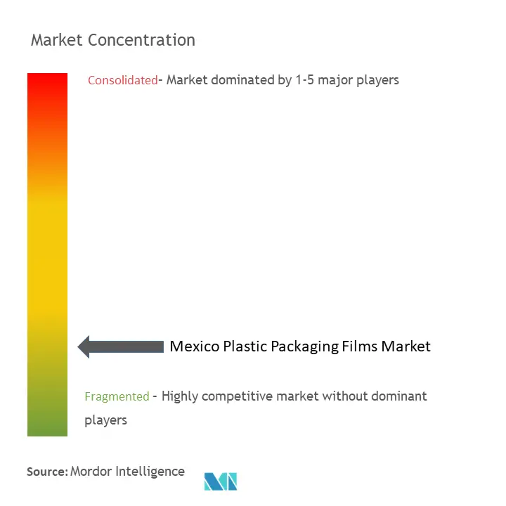 Mexico Plastic Packaging Films Market Concentration