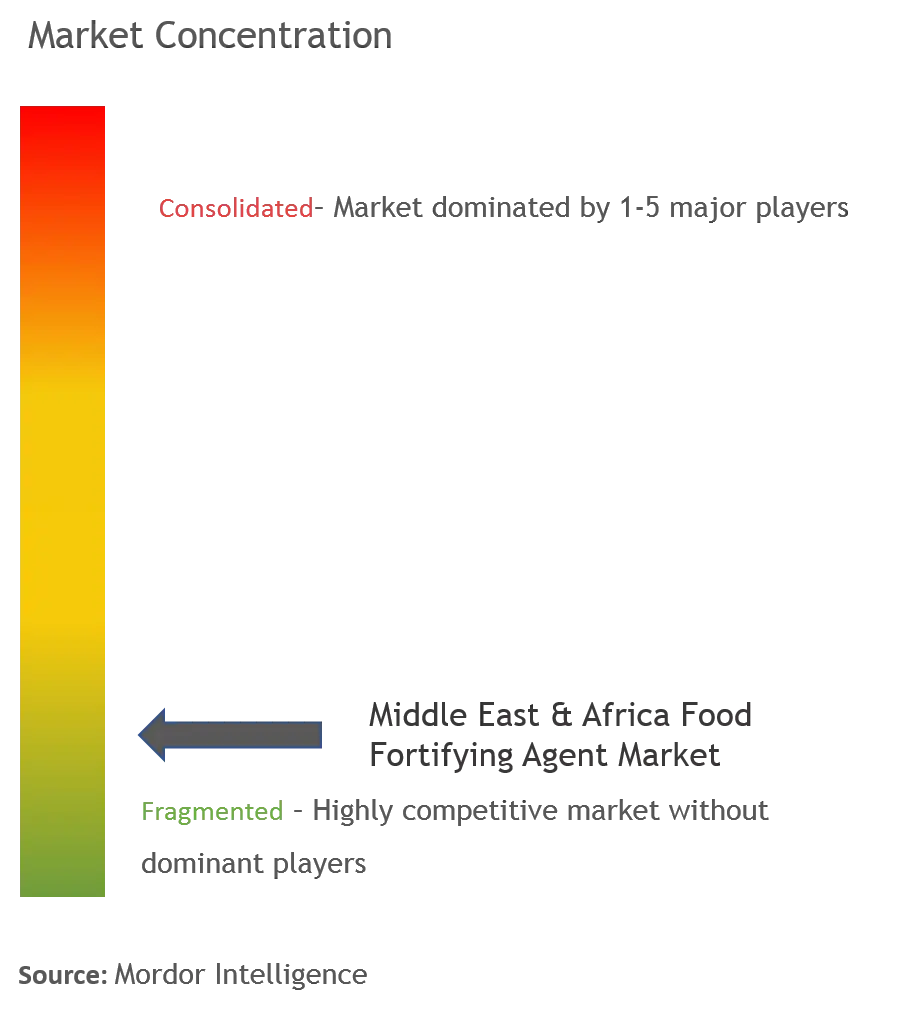 Middle East & Africa Food Fortifying Agents Market Concentration