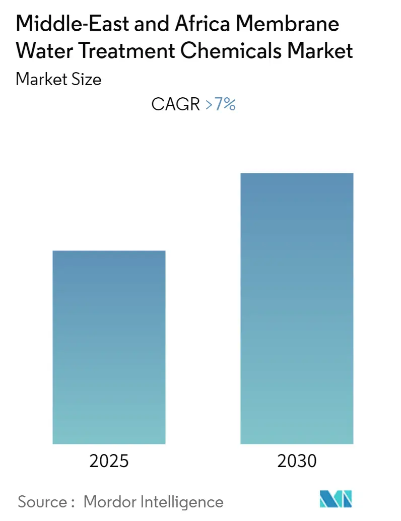 Middle-East & Africa Membrane Water Treatment Chemicals Market - Market Summary