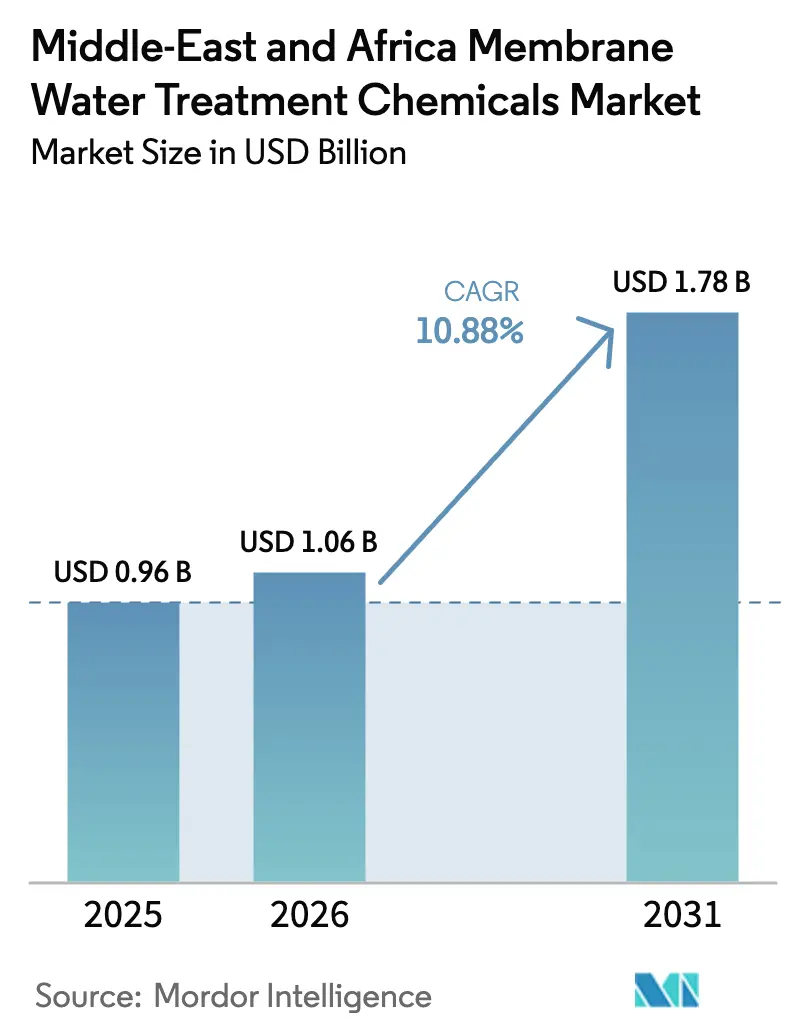 Middle-East And Africa Membrane Water Treatment Chemicals Market (2025 - 2030)