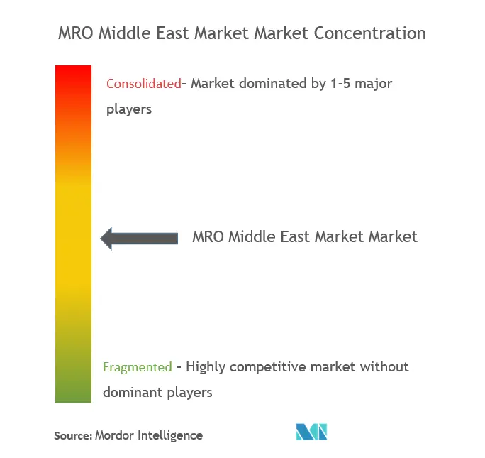 Middle East Aircraft MRO Market Concentration