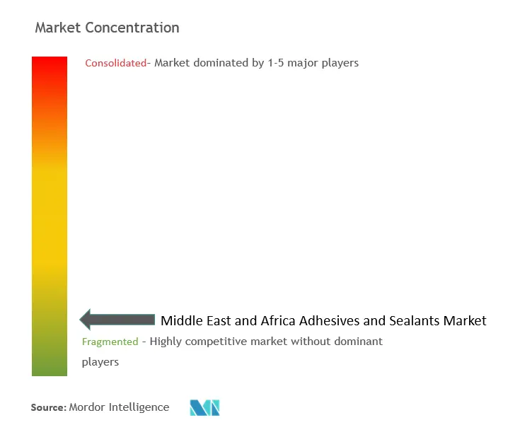 MEA Adhesives And Sealants Market Concentration