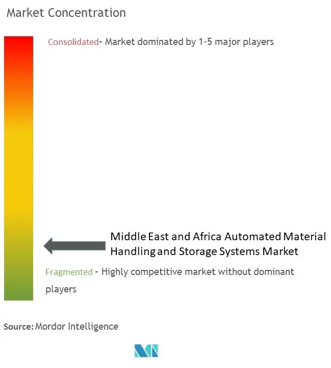 Trung Đông và Châu Phi Hệ thống lưu trữ và xử lý vật liệu tự động Tập trung thị trường