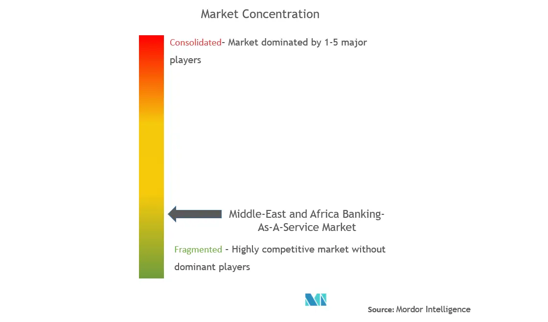 Middle-East and Africa Banking-As-A-Service Market Concentration