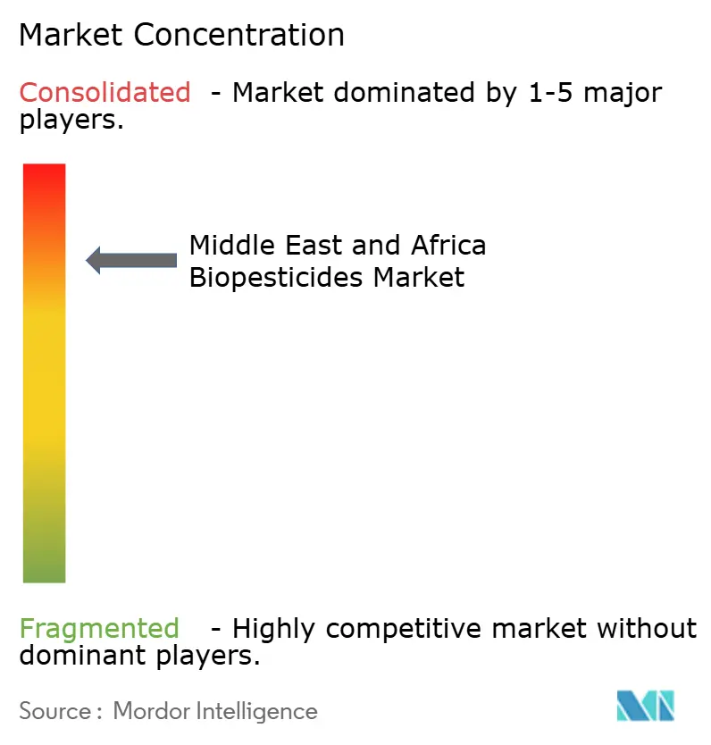Middle East and Africa Biopesticides Market Concentration