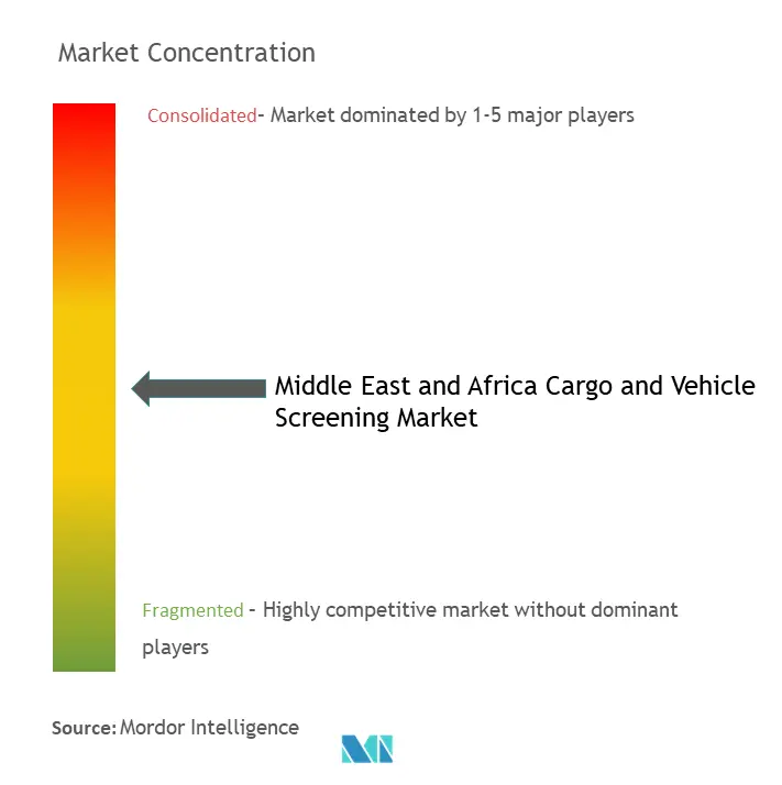 Middle East And Africa Cargo And Vehicle Screening Market  Concentration