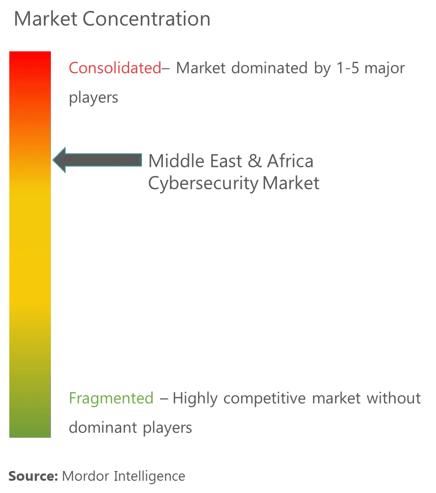 MEA Cybersecurity Market Concentration