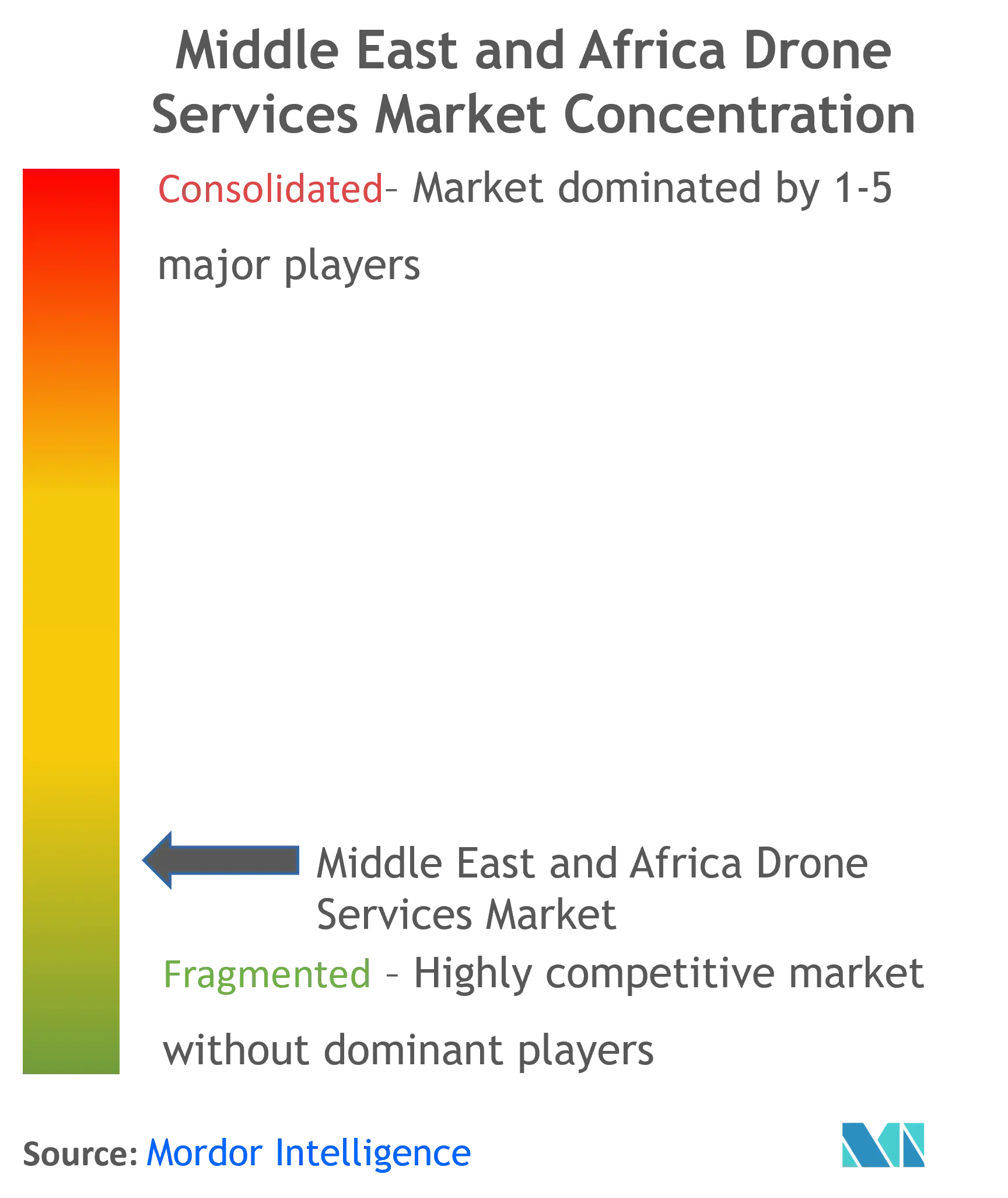 Middle East and Africa Drone Services Market Concentration