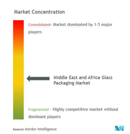 MEA Glass Packaging Market Concentration