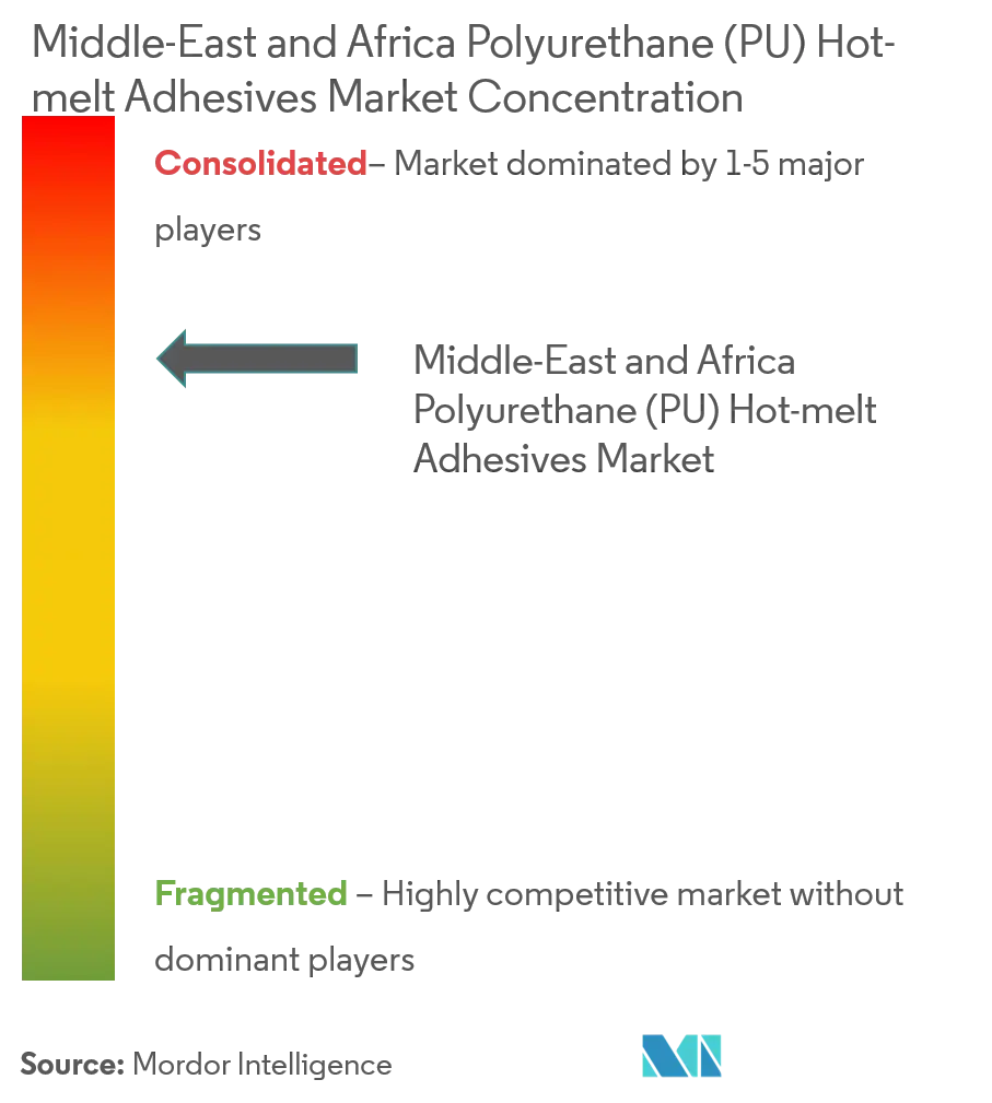 Middle-East and Africa Polyurethane (PU) Hot-melt Adhesive Market - Market Concentration.png