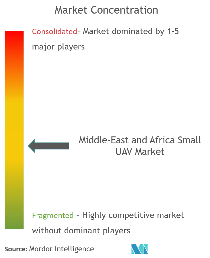 Marktkonzentration für kleine UAVs im Nahen Osten und in Afrika