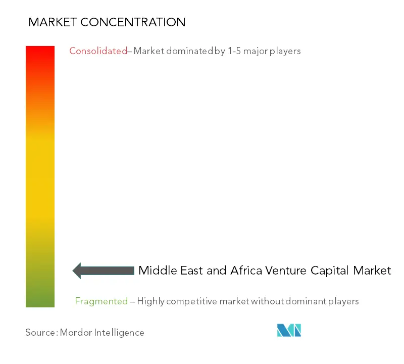 تركيز سوق رأس المال الاستثماري في منطقة الشرق الأوسط وأفريقيا