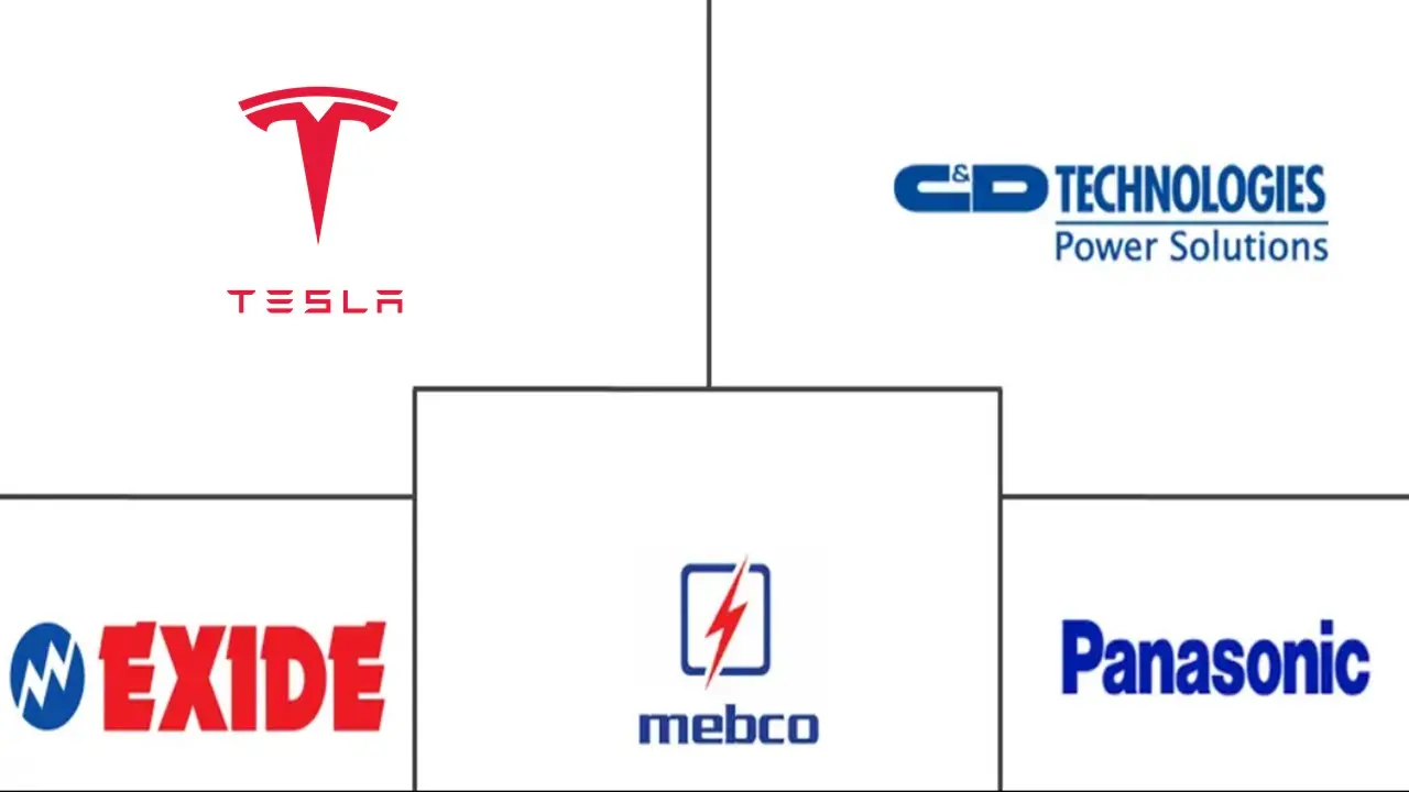 Principales actores del mercado de baterías de Oriente Medio