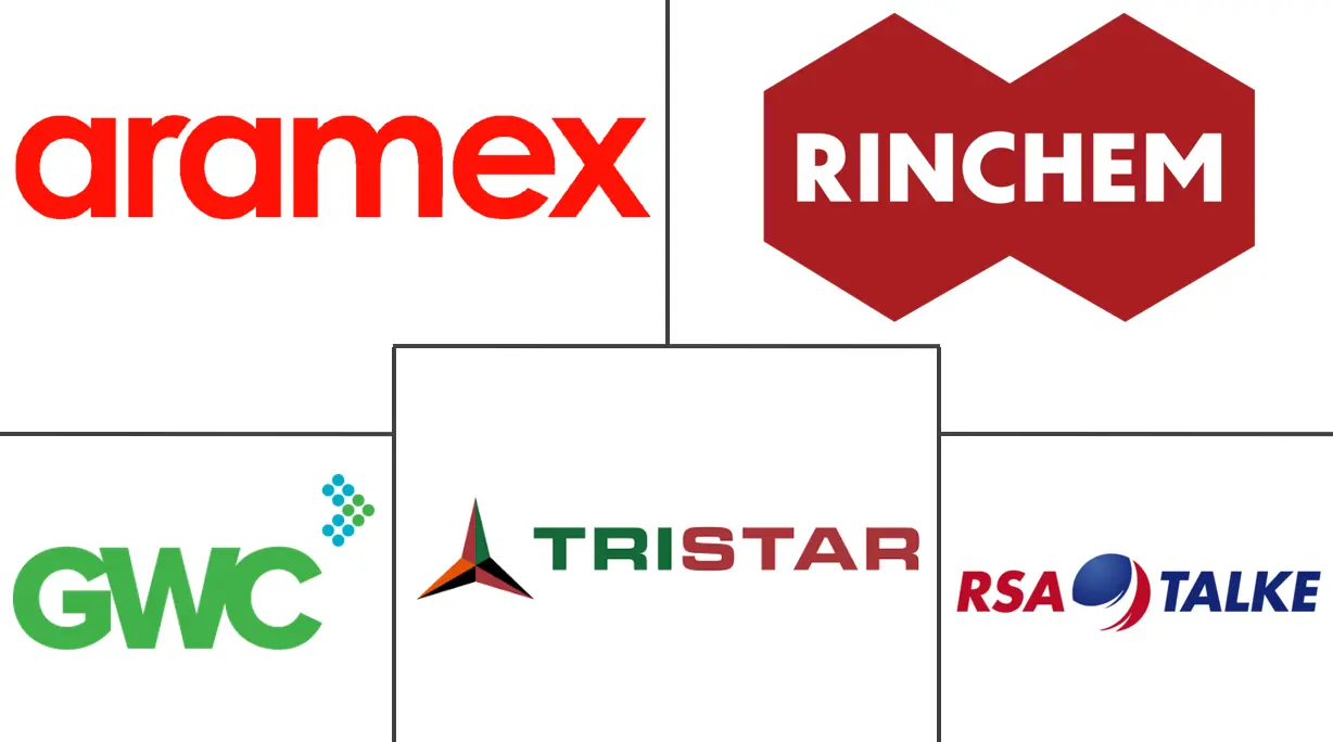 Major players in Middle East Chemical Warehousing industry