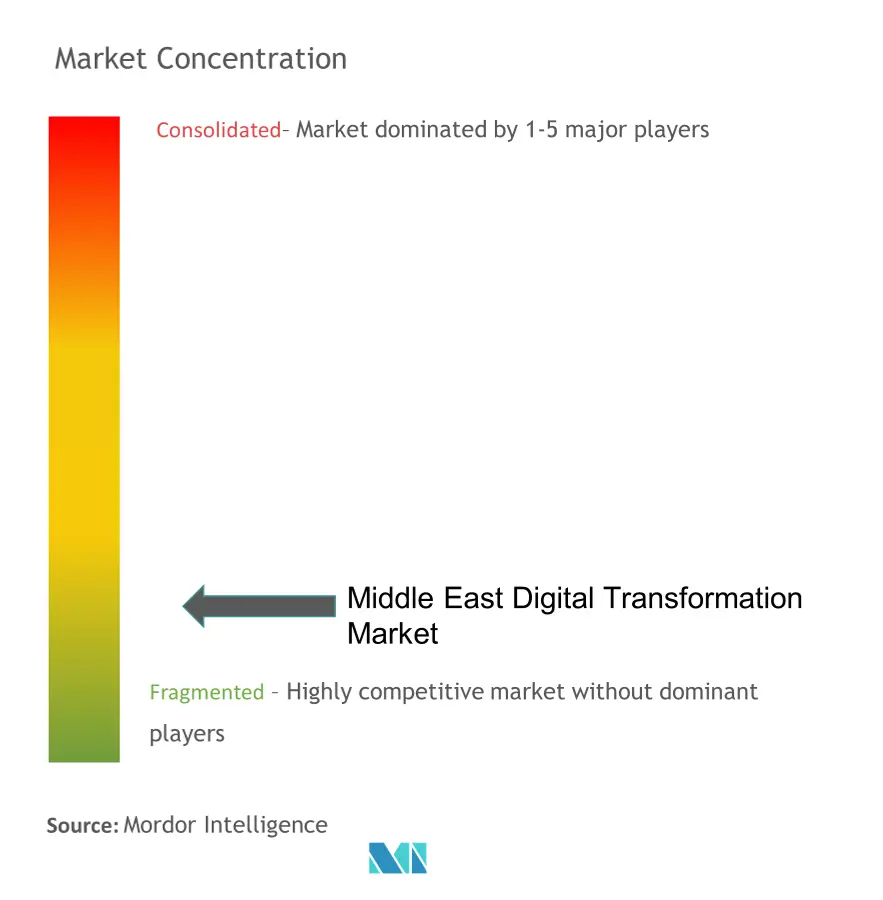 Middle East Digital Transformation Market Concentration