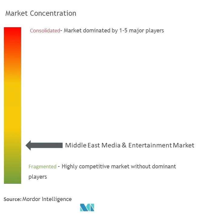 Middle East Media And Entertainment Market Concentration