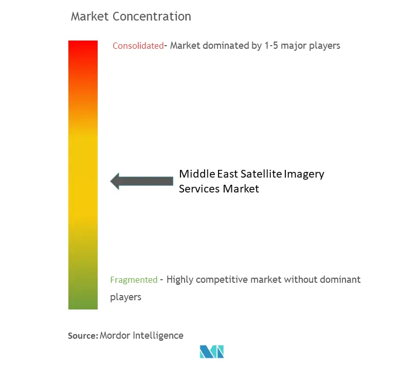 Middle East Satellite Imagery Services Market Concentration