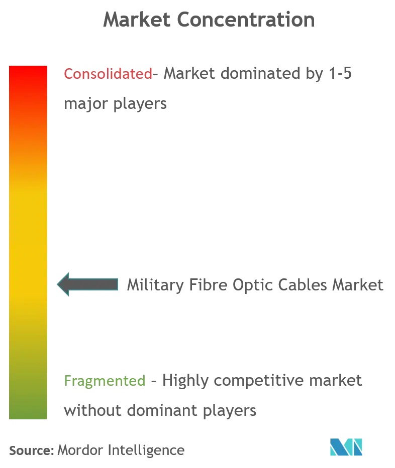 Military Fibre Optic Cables Market Concentration