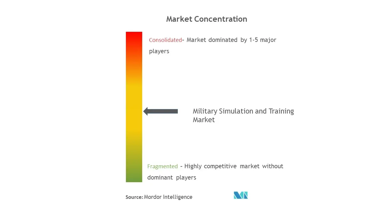 Military Simulation and Training Market Concentration