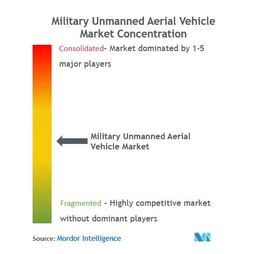 Military Unmanned Aerial Vehicles Market Concentration