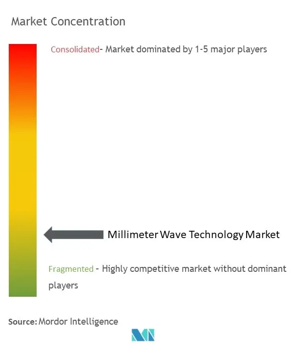 Concentration du marché de la technologie des ondes millimétriques