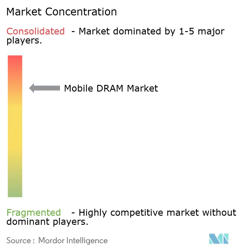 Mobile DRAM Market Concentration