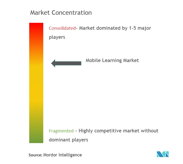 Mobile Learning Market Concentration
