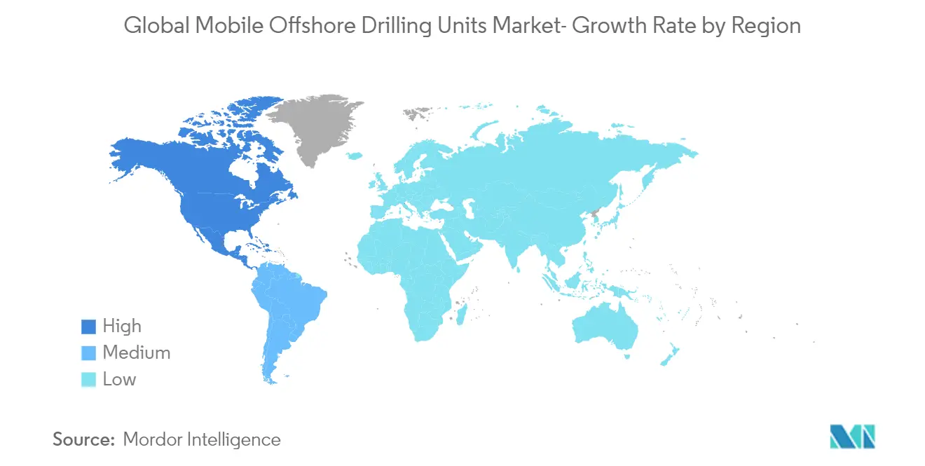 Global Mobile Offshore Drilling Units Market- Growth Rate by Region