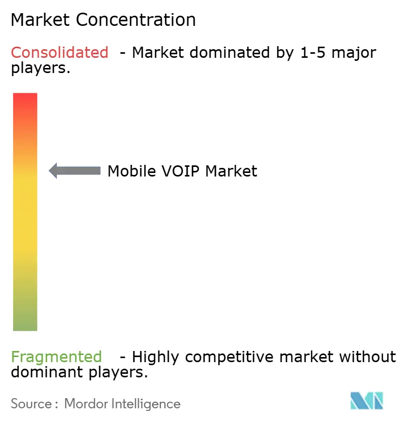 Mobile VOIP Market Concentration