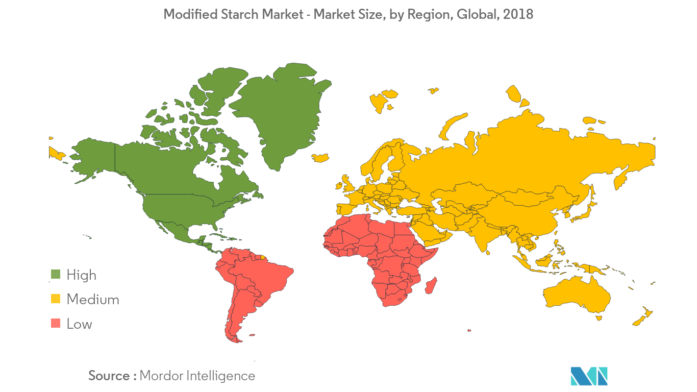 Modified Starch Market Growth by Region