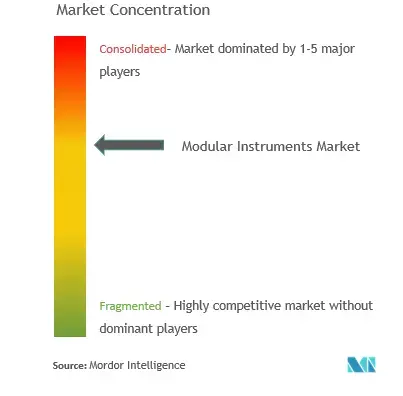 Instruments modulairesConcentration du marché