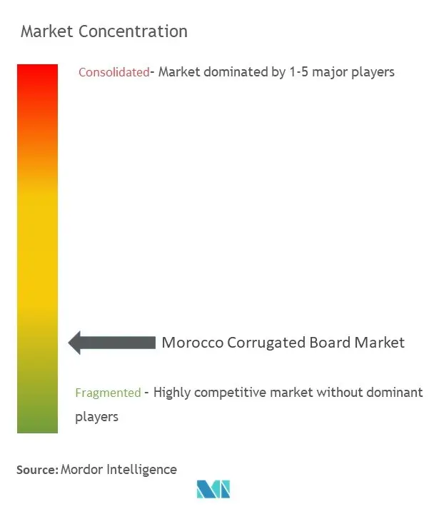 Morocco Corrugated Board Market Concentration