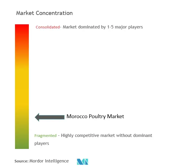 Morocco Poultry Market Concentration