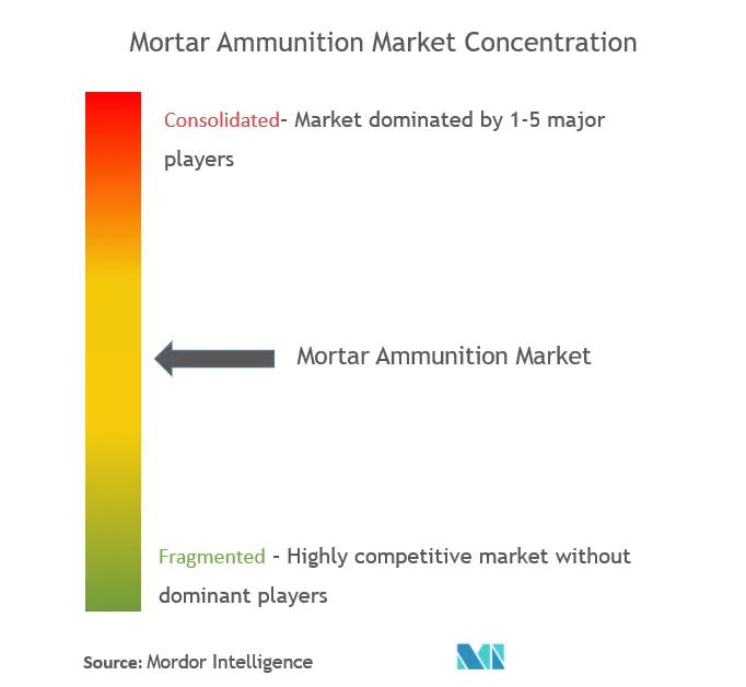 Mortar Ammunition Market Concentration