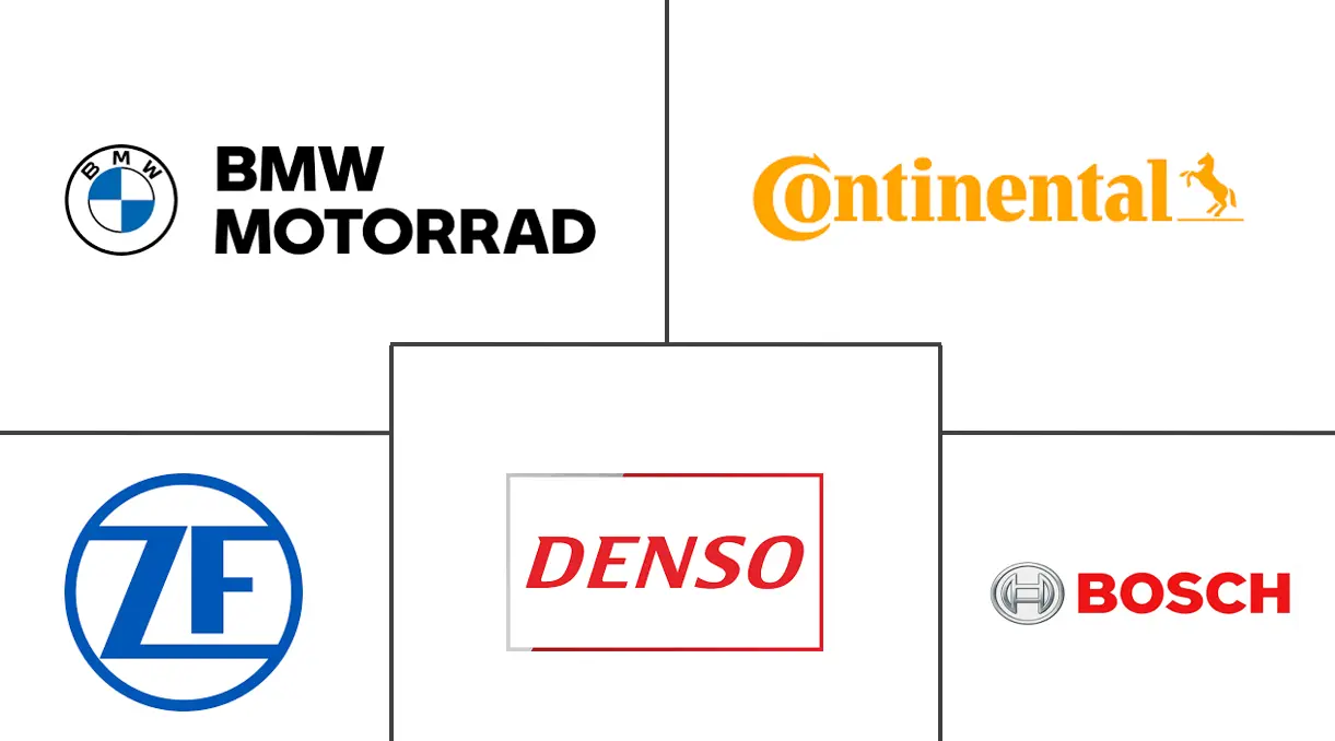 Major players in Motorcycle Advanced Rider Assistance System industry