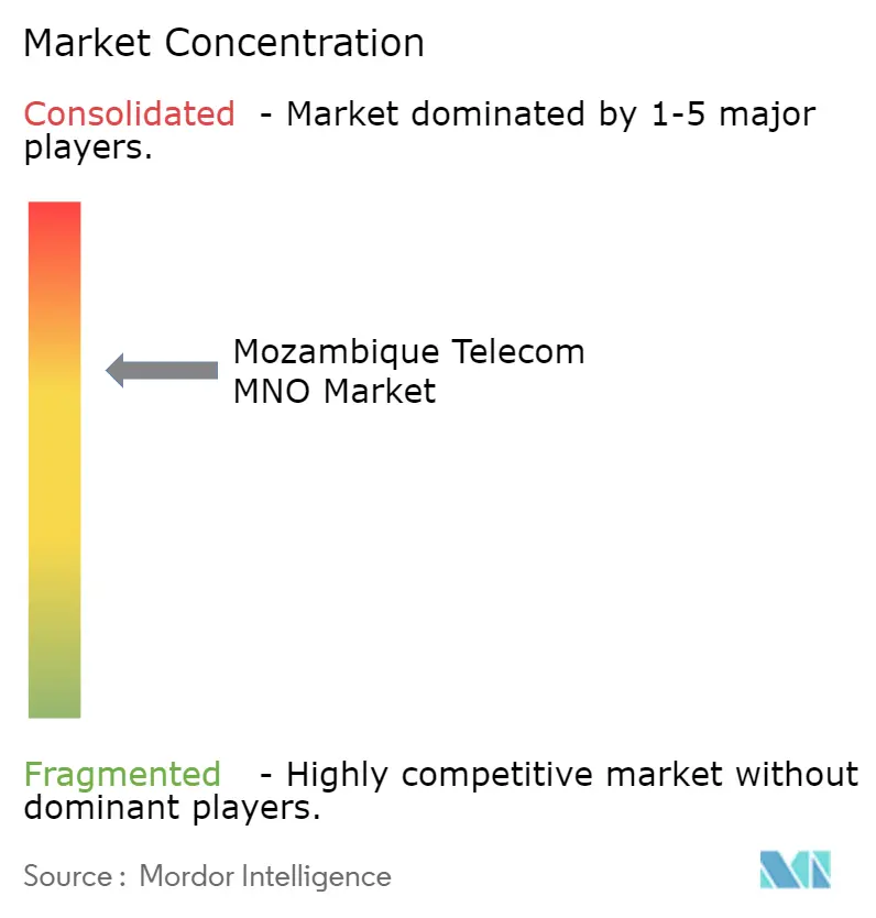 Mozambique Telecom MNO Market Concentration
