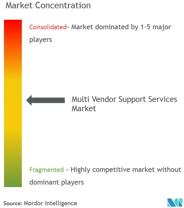 Marktkonzentration für Multi-Vendor-Support-Services