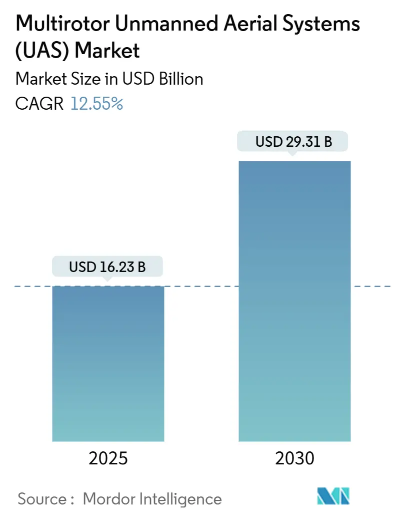 Multirotor Unmanned Aerial Systems (UAS) Market (2025 - 2030)