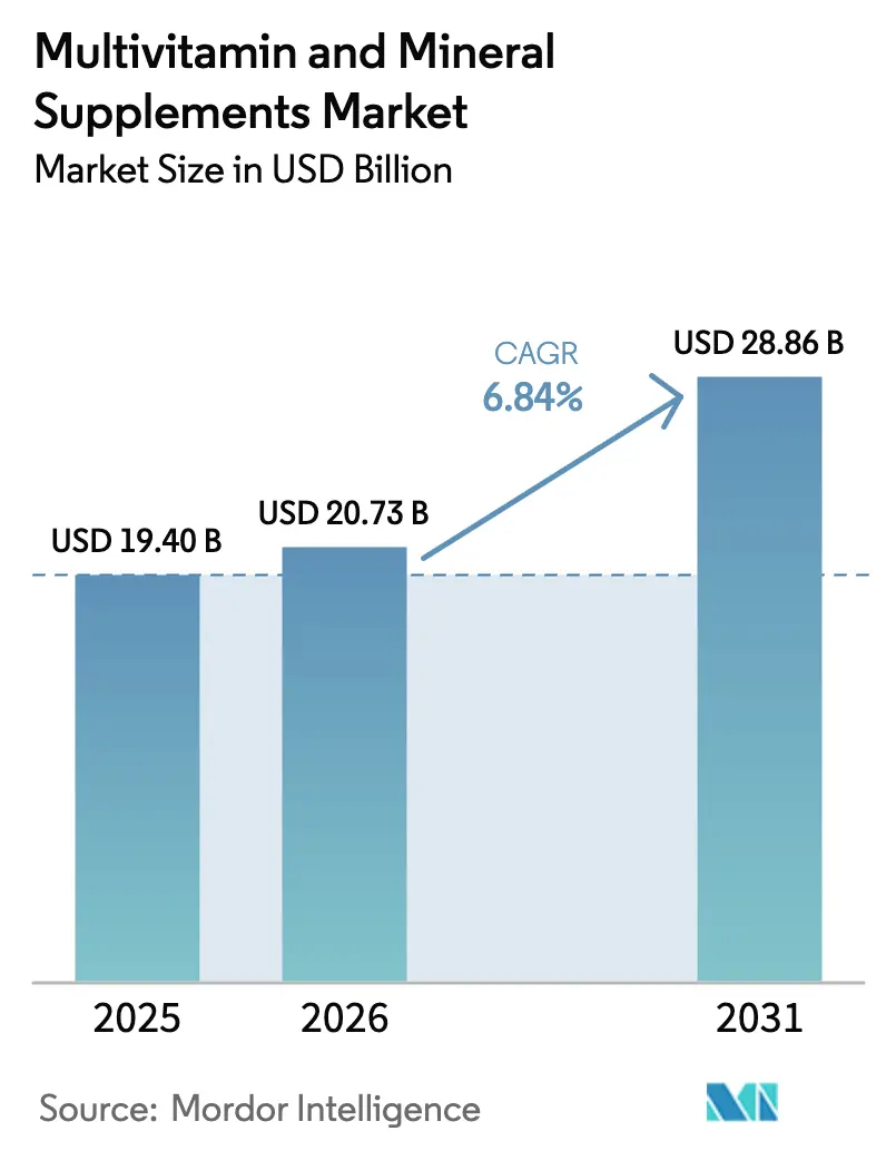 Multivitamin And Mineral Supplements Market Summary