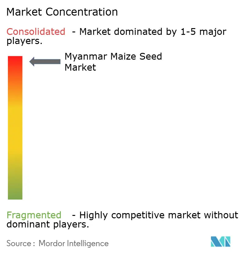 Myanmar Corn Seed Market Concentration