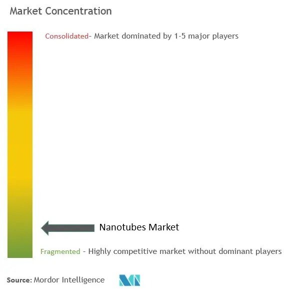 Concentration du marché des nanotubes