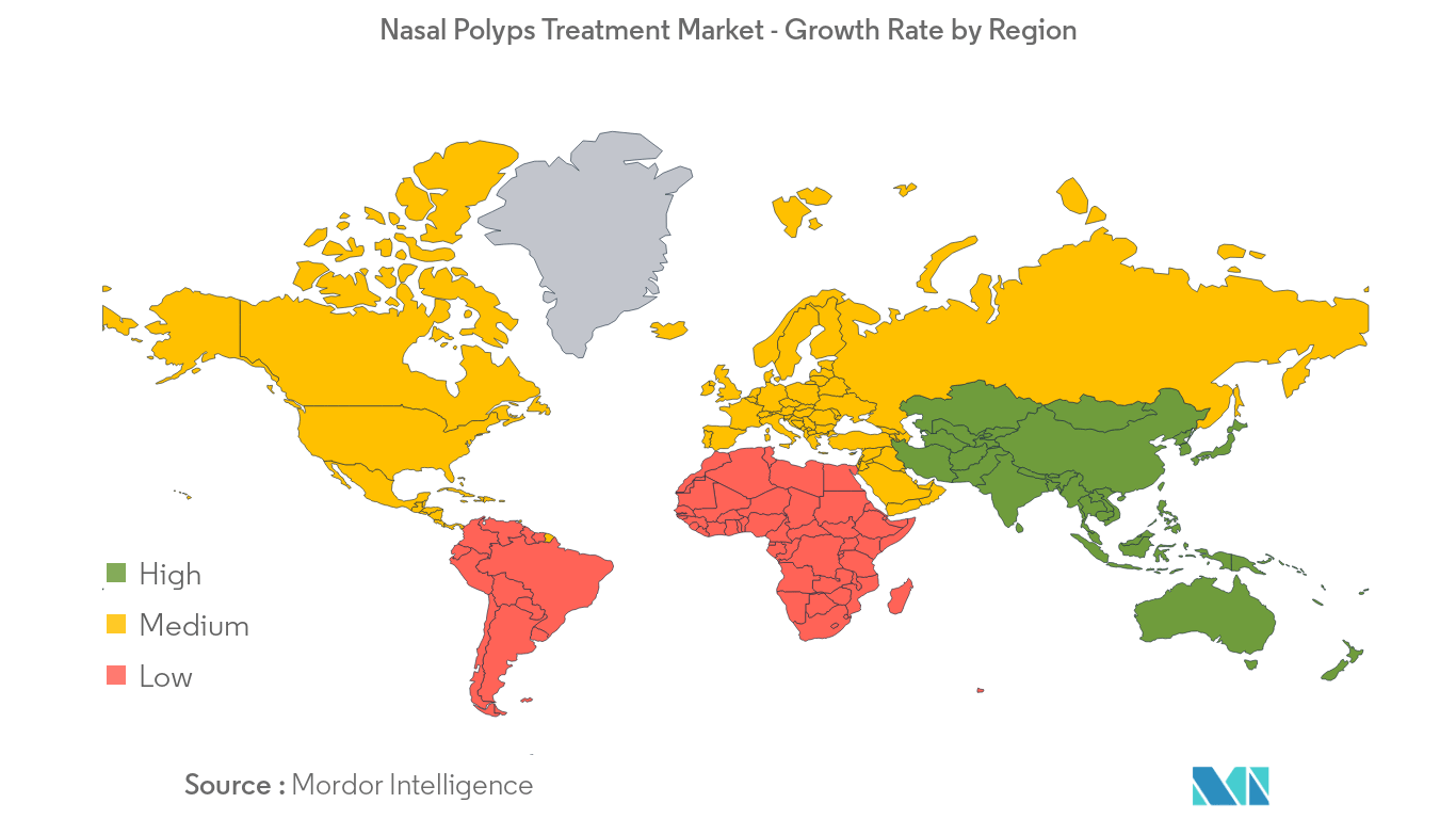 Nasal Polyps Treatment Market - Growth Rate by Region