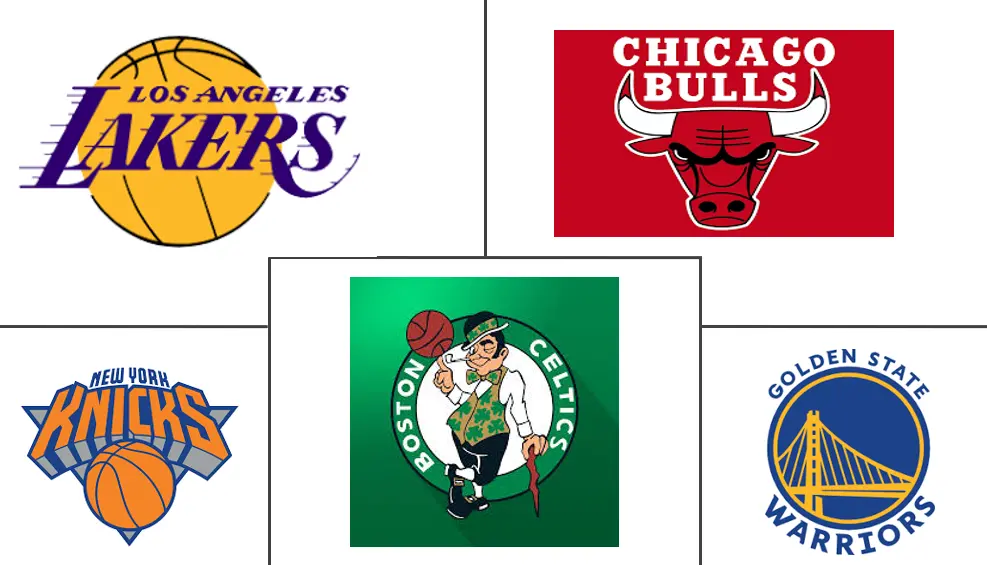 Major players in National Basketball Association (NBA) industry