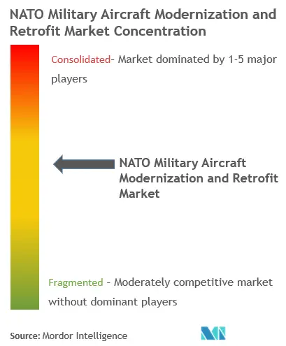 Концентрация рынка модернизации и модернизации военной авиации НАТО